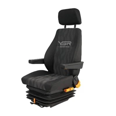 Asiento con suspensión neumática para equipos pesados
